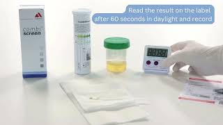 Urine teststrip handling CombiScreen® mALB  CREA [upl. by Thgiwd681]