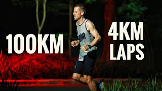 Running 100km Ultramarathon in 4km park 25 Laps of Hell [upl. by Lleznod]