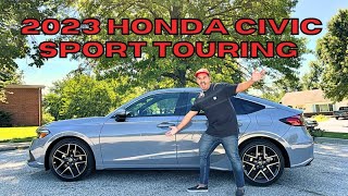 2023 Honda Civic SPORT TOURING REVIEW new car honda [upl. by Aradnahc889]