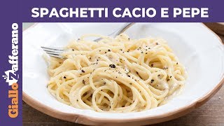 SPAGHETTI CACIO E PEPE RICETTA PERFETTA [upl. by Matelda]