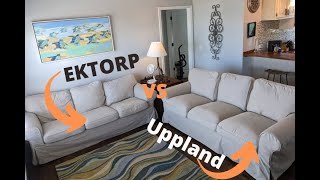 Ikea Ektorp and Uppland sofa comparison [upl. by Katherin712]