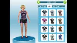 Lets Play Sims FreePlay Create A Sim [upl. by Margherita]