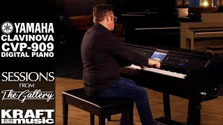 Yamaha Clavinova CVP 909 Digital Piano  Sessions from The Gallery with Scott Currier [upl. by Enawtna]