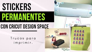 Sticker Permanentes con Cricut [upl. by Ja923]