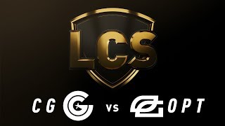 CG vs OPT  Week 2 Day 1  LCS Spring Split  Clutch Gaming vs OpTic Gaming 2019 [upl. by Eiduj]