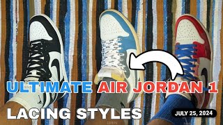 Ultimate Air Jordan 1 Lacing Styles Tokyo Vintage Panda and SpiderVerse Next Chapter [upl. by Alemaj]