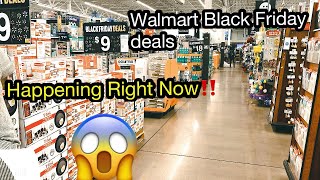 WALMART BLACK FRIDAY WALKTHROUGH‼️HAPPENING RIGHT NOW [upl. by Sanford743]