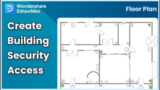 How to Draw a Security and Access Floor Plan  EdrawMax [upl. by Maressa407]