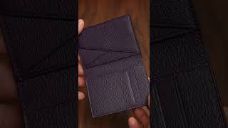 Minimalist Bifold in Japanese Shell Cordovan and French Goatskin [upl. by Eceinehs]