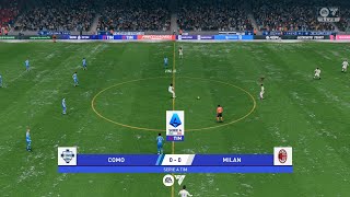 FC 24  Como vs AC Milan  Rodrygo  Vini Jr  Chukwueze  Pulisic  Serie A 20262027 [upl. by Laurens822]