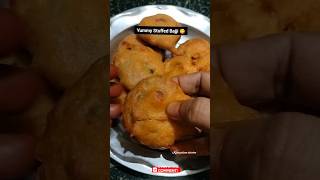 இனிமே ‌பஜ்ஜி கேட்டா இப்படி செஞ்சு கொடுங்க  Stuffed Masala Bajji 😋 cooking food stuffed bajji [upl. by Aidnahs]