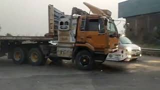 IK Final Call Sambrial LahoreSialkot Motorway was closed by installing a trailer at Sambrial [upl. by Chyou]