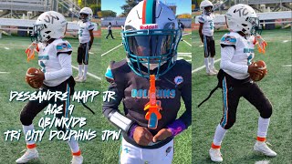 Deseandre Mapp Jr Age 9  8u Season Highlights 2023  Tri City Dolphins [upl. by Gyatt930]