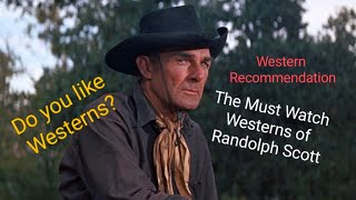 Must Watch Randolph Scott Westerns  movie recommendations [upl. by Ambros119]