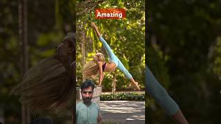 Kya handstand split dance love dancevideo shortvideo danceperformance [upl. by Plerre]