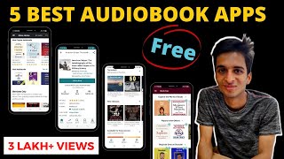 5 Best Audiobook Apps for android and IOS  Audiobook free and paid  Ronak Shah [upl. by Erreipnaej54]