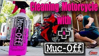 MucOff Motorcycle Cleaner Review Video Tracy Motorsports [upl. by Zitvaa]