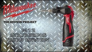 Milwaukee M12 Cordless Soldering Iron Review amp Test [upl. by Hachman146]