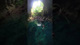 The clearest brackish water in a cavetravel philippines easternsamar [upl. by Anile669]