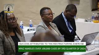 NPA Zimbabwe says it has completed 102112 criminal cases across the country in 2024 [upl. by Marlene559]