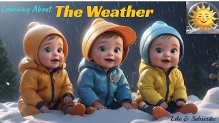 The Weather Song  Learn About the Weather  Catchy English Rhyme For Kids [upl. by Sherie]