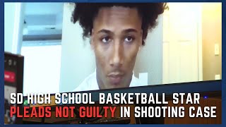 High school hoops star Williams pleads not guilty [upl. by Houlberg]