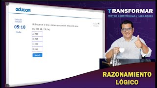 🔴 Simulador TRANSFORMAR 2022  Razonamiento Lógico 1 [upl. by Jyoti]