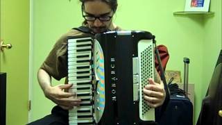 Kongos  Come With Me Now accordion cover [upl. by Dat]