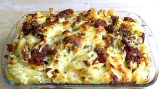 Cheesy Pasta Bake  Pasta Casserole  How to make recipe [upl. by Kleiman]