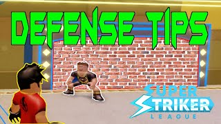 POWERFUL Defense Tips  Roblox Super Striker League [upl. by Airdnahs435]