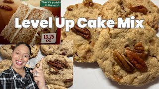 Easy Butter Pecan Cake Mix Cookies  Perfect for the holidays [upl. by Nadruoj]