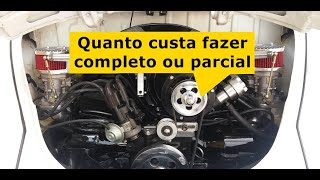 Quanto custa fazer motor de Fusca 1300 1500 1600  recondicionar completo ou parcial [upl. by Kampmeier]