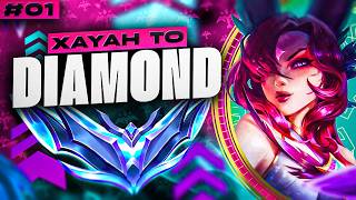 How to play Xayah in low Elo  Xayah Unranked to Diamond 1  Xayah ADC Gameplay Guide [upl. by Marlen]