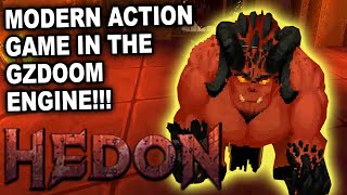 Hedon  GZDOOM Powered Awesomeness  Lets Play Hedon 1080p 60fps Gameplay [upl. by Tteirrah]