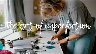 The art of imperfection  making a linocut [upl. by Akinehc262]