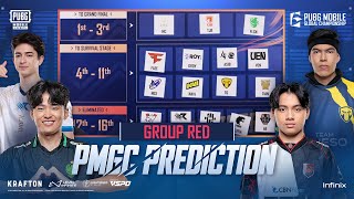 Group Red Prediction  2024 PUBG MOBILE GLOBAL CHAMPIONSHIP [upl. by Pleione]