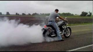 Honda Shadow VLX 600 Burnout [upl. by Haggai262]