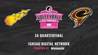 2024 IGHSAU Girls State Volleyball 2A Quarterfinal Denver vs BoydenHull [upl. by Kauffman]