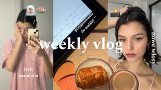 weekly vlog 💌 przygotowania do matury  dyscyplina  new resolutions  czas dla siebie [upl. by Uyr]