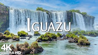 IGUAZU FALLS 4K UHD  Scenic Relaxation Film With Amazing Nature Sounds  4K Video Ultra HD [upl. by Abernathy]