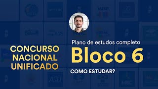 CNU  Plano de estudos completo do Bloco 6 Setores Econômicos e Regulação [upl. by Malek]