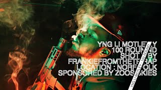 YNG LI MOTLEY  100 ROUND OFFICIAL MUSIC VIDEO SHOTBYFRANKIEFROMTHETRAP [upl. by Larok]