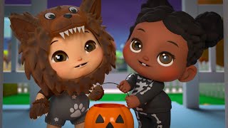 Halloween Trick or Treat  Learning Songs for Kids 🎶  Sing Along Nursery Rhymes [upl. by Idnis]