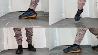 Adidas Yeezy Boost 380 Covellite on feet [upl. by Towill]