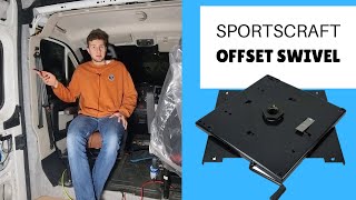 Sportscraft Offset Swivel Seat Install  Ducato Relay Boxer  Camper Conversion [upl. by Airahs]