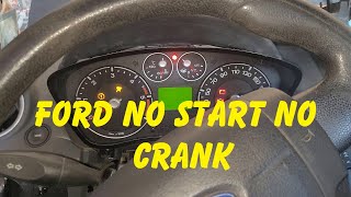 Ford no Start no Crank  immobilizer ECU problems [upl. by Llenahc]