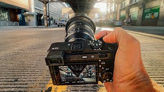 1 Hour of PURE Street Photography on the Sony A7CR  1635mm f28 GM II in Chicago [upl. by Sinnal575]