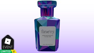 FREE LIMITED UGC How to get the Finery Scent Suit in fineryverse A Fragrance Adventure [upl. by Nahrut12]