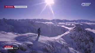 Aymar Navarro Freeride World Tour Baqueira 2023 [upl. by Oal]