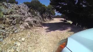 Driving down mount Ainos Cephalonia Greece 1080p FullHD [upl. by Nomelif923]